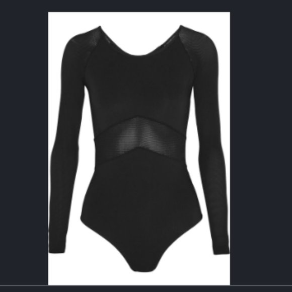 Ivy Park Mesh and stretch-jersey bodysuit S - Picture 11 of 11